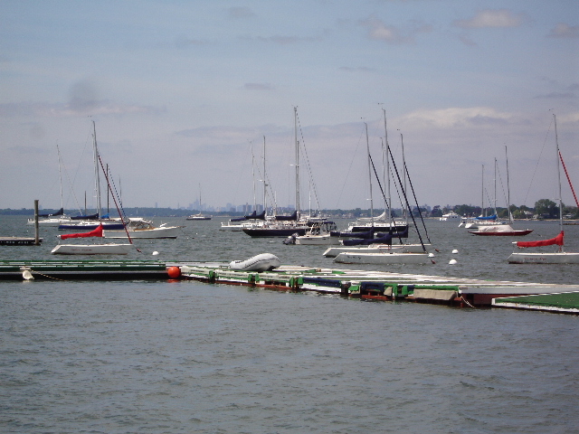 New York City Skyline from American Yacht Club