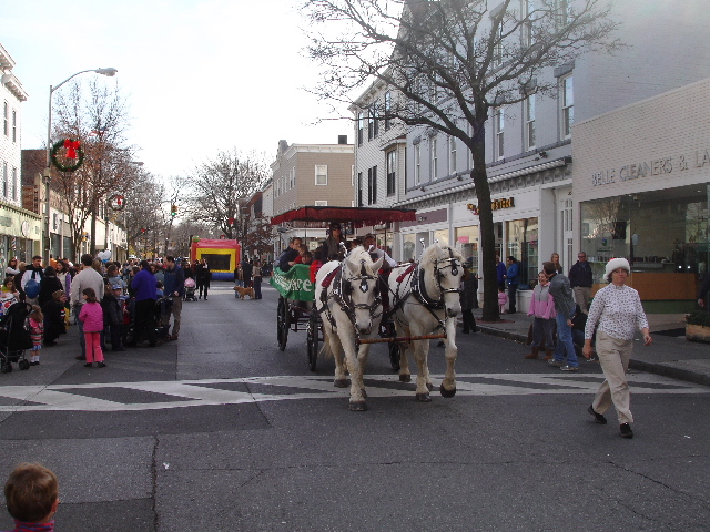 Santa Claus Visits Downtown Rye