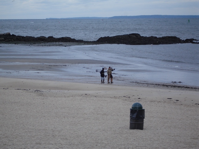 Beachcombing at Rye Town Beach