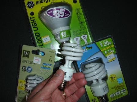 Compact Fluorescent Energy Saving Bulbs a Bright Idea