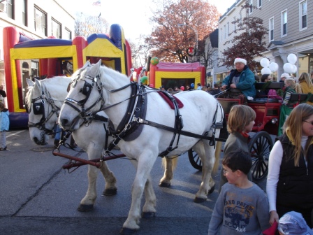 My Jumpy Castle is Bigger Than Yours: Purchase Street Carnival Delivers a Holiday Bounce