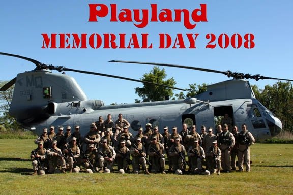 Video and Photos of US Marines “Raiding” Playland Amusement Park