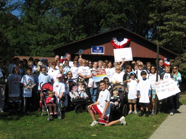 150 Walkers Raise $4,000 for Obama; 300 Rabbis