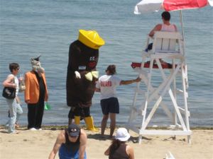 Mr. Floatie Washes Ashore