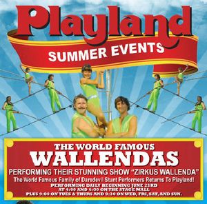 Famous Wallenda High Wire Act at Playland