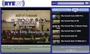 Rye City Council Meeting on the Web