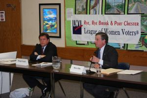 Rye Mayoral Candidates Argue Issues at Debate