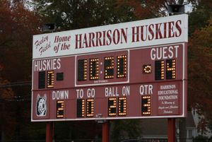 Rye Harrison scoreboard 10-18-2009 158