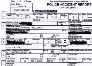 Rye PD Commish Connors Absolved in Traffic Accident