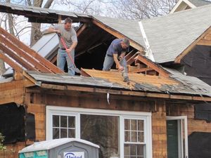 Roof Comes Down on the MyRye.com House