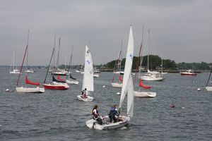 Sailing in Milton Harbor, Rye, NY