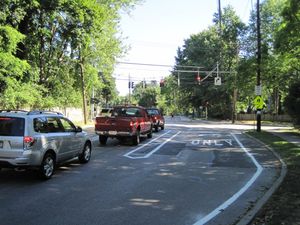 New Traffic Pattern by Osborn School: Another Post Road Diet