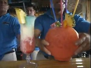 Foofy drinks Tiki Bar Playland