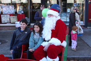 Santa Hits Purchase Street for Mistletoe Magic