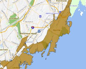 Map Shows Rye Hurricane Evacuation Zone