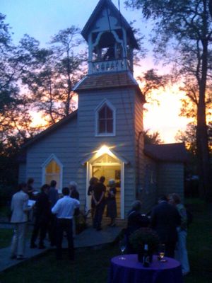 Rye Meeting House at Sunset