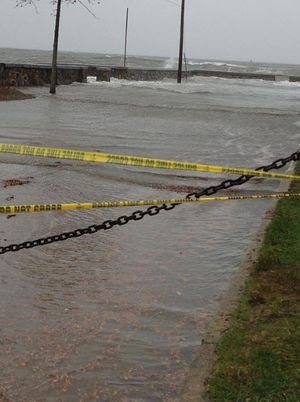 Dearborn Avenue Rye Flooded: PIC