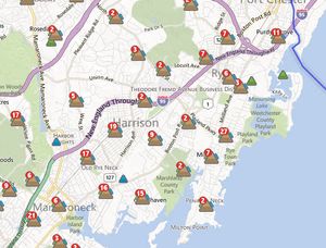 Rye Power Outages – ConEd Map Tells Story