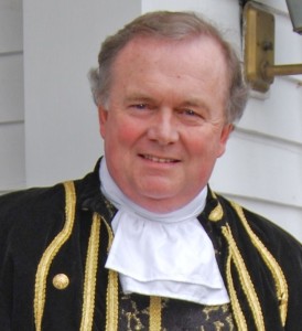 Faux Prez John Adams Speaking at Rye Historical Society Luncheon