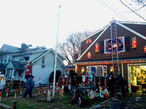 PHOTO: Roy Aletti’s Christmas House Gets Prepped