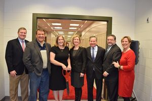 RHS Science Wing Ribbon Cutting 12.6.14 019 Politicians, BOE and Administrators - Copy