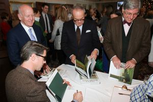 Thomas Woltz signs copies of his book