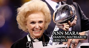 Ann Mara, a Giant in Rye and in Football, is Dead