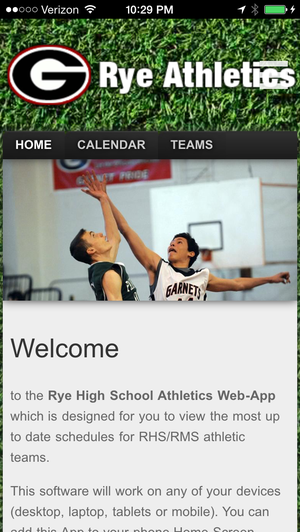 Rye High Sports: There’s An App for That