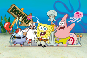 SpongeBob and friends