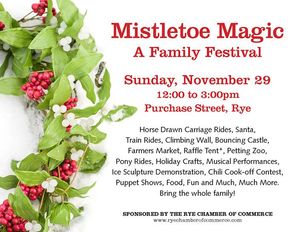 Mistletoe Magic: Purchase Street Sunday 12p – 3p