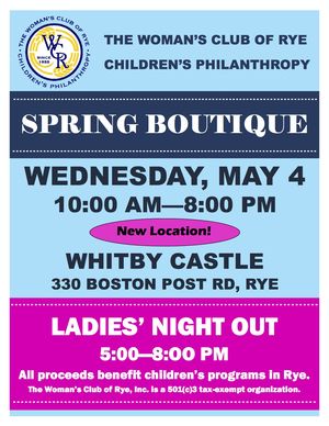 Women’s Club Hosts Spring Boutique May 4th