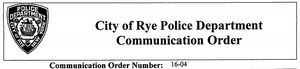 Two Promotions for Rye PD