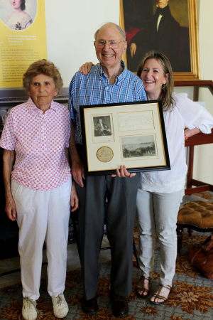 Jay Center Receives Historic 1797 John Jay Letter @ NY Harbor