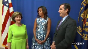 Rye’s Bob Woodruff Hangs with First Ladies