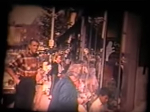 VIDEO: Purchase Street Halloween Window Painting in the 1960s