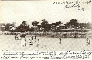 48 Swimming Rye Beach Rye NY Circa 1908