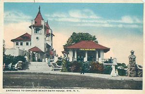 Postcards from Rye: Oakland Beach Bath House Entrance Circa 1915-1930