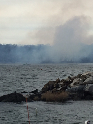 Rye Marshlands on Fire