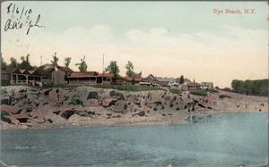 Postcards from Rye: Cabins in Rye Beach Rye NY Circa 1910