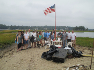 Beach Cleanup on Hen Island Nets 200 Pounds of Trash