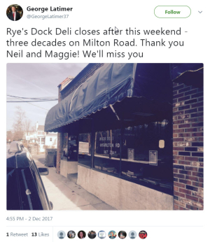 Dock Deli on Milton Road Closes Doors After 30 Years