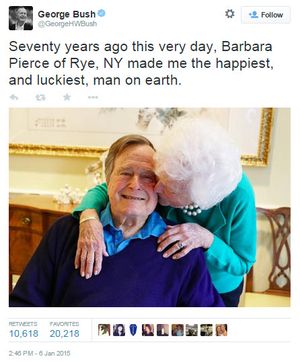 Barbara Bush, Presidential Wife and Mother, and Rye Native, in Failing Health