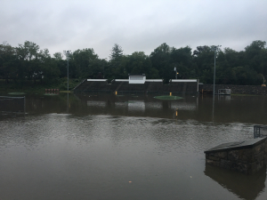 Rye High’s Nugent Stadium Badly Flooded