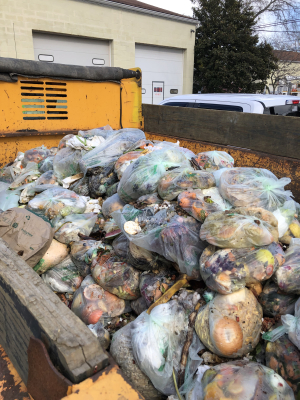 Food Scraps in truck