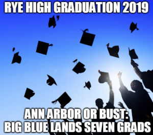 Rye High School Class of 2019: Matriculation & Graduate Lists