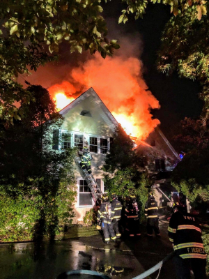 167 Grandview Avenue Rye NY burning 3