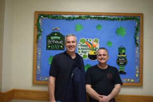 Midland Custodians Pete Corcoran and Nelson Repaci