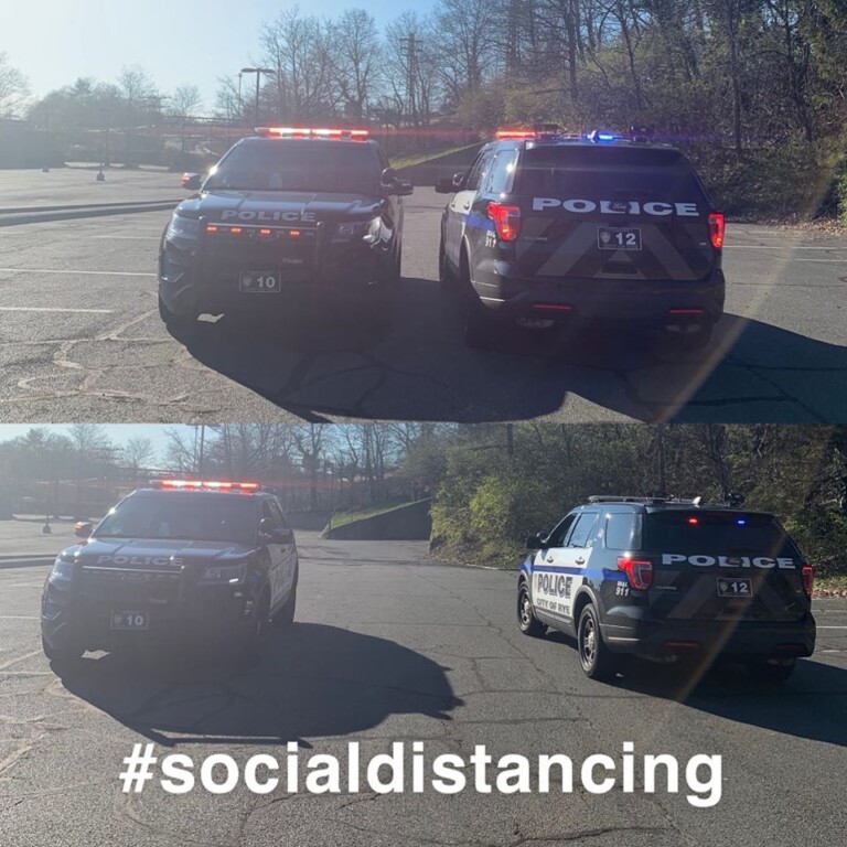 Rye PD #socialdistancing