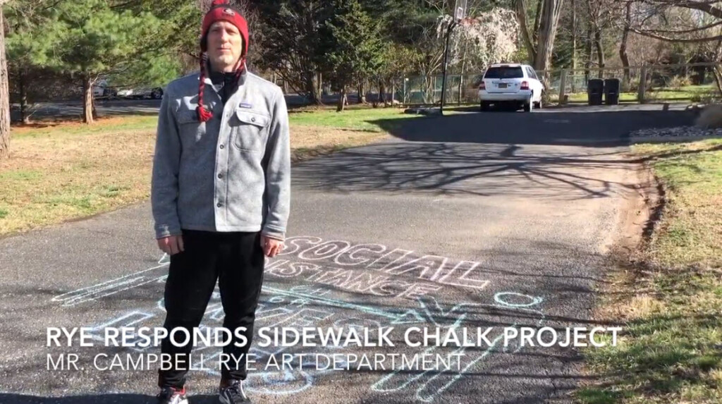 chalk art project - Rye City Schools