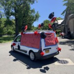 Rye High Graduation Car Parade 2020: One of the Parade Lead Cars